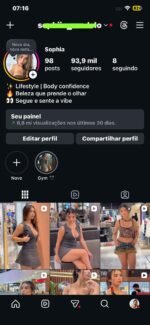 Instagram pegada hot com +93k e subindo 1k por hora, página criada ha 5 dias, seguidores reais vindo dos reels