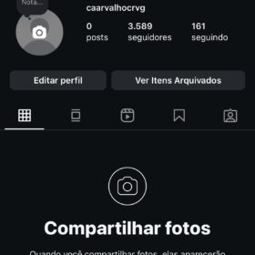 Conta Instagram 3.500 Seguidores