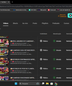 CANAL NOTÍCIAS DO FLAMENGO COM MAIS DE 7 MIL INSCRITOS SUPER ENGAJADO!