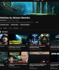 Canal Monetizado De Histórias do Abismo Marinho 3,21 mil inscritos