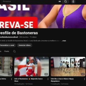Canal de Danças com 310 inscritos, pode ser monetizado