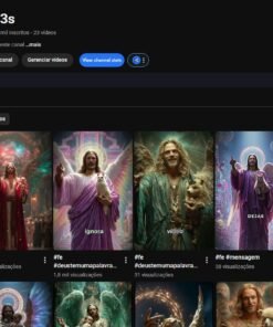 CANAL com 1,200 inscritos Shorts RELIGIOSO - SEM NENHUMA RESTRIÇÃO