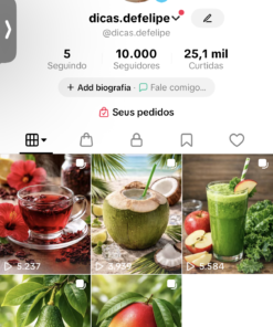 Conta Tik Tok Shop Ativo sem Doc, Monetização ativa!! 10.5K Seguidores