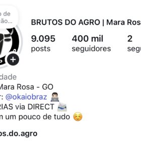 Conta de Instagram 400 mil seguidores