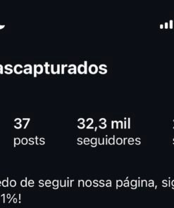 Perfil Engajadíssimo, perfeito para subir. 33,3 mil seguidores