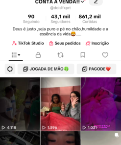 TIKTOK MONETIZADO 43.3K Seguidores