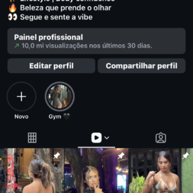 IG de Modelo gringa com 104k