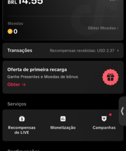 Conta Monetizada TikTok 59K de Seguidores