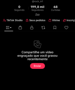 Conta de 199k do Tiktok
