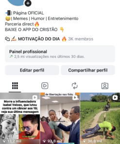 Conta Insta zero restrição, stories medio 50k com 409 mil membros, valor promocional exclusivo de 28.500 por 21.447