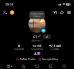 Conta com 14k de seguidores com ttkshop e Monetização