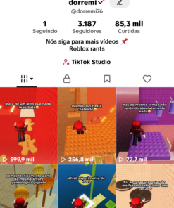 CONTA TIKTOK 3K SEGUIDORES