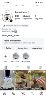 Conta SUPER ENGAJADA 143M em 30D