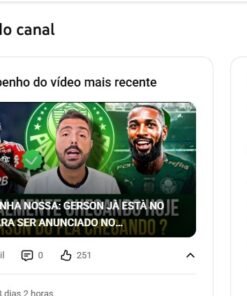 CANAL DO PALMEIRAS- 1,77 mil inscritos