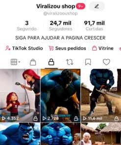 CONTA DO TIKTOK MONETIZADA 24k RPM EM MEDIA DE 0.30$