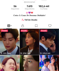 Conta Tiktok Doramas 7622 Seguidores
