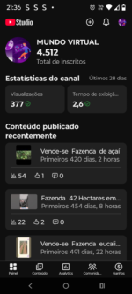 Mega Promoção Canal YouTube quase 5k inscritos