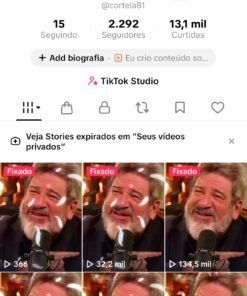 Conta tiktok com shop ativo 2.300 seguidores reais