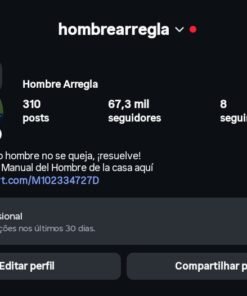 INSTAGRAM Hombrearregla 67,3 mil seguidores