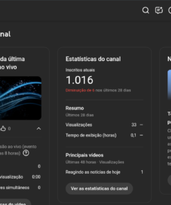 Canal monetizado 1000 inscritos