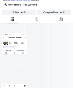 INSTAGRAM conta famosa 39,8 mil seguidores