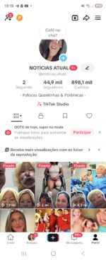 CONTA COM 45 MIL SEGUIDORES