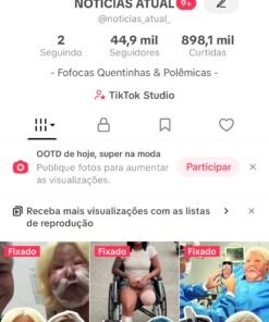 CONTA COM 45 MIL SEGUIDORES