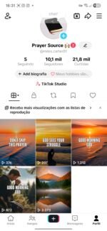 Tiktok monetizado nos EUA 10.1K Seguidores