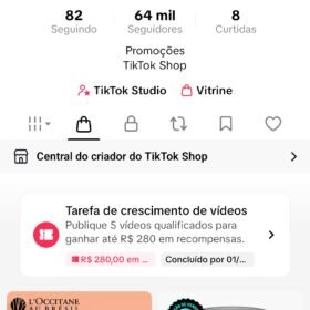 Conta tiktok 64k