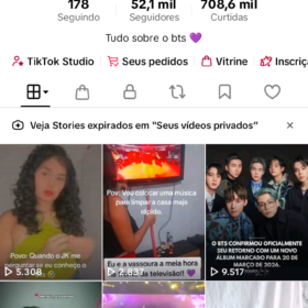 Conta no Tik Tok 52k pronta para monetizar