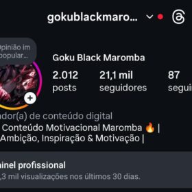 CONTA INSTAGRAM NO ACADEMIA / MAROMBA 21k DE SEGUIDORES MONETIZAÇÃO LIBERADA NA PÁGINA