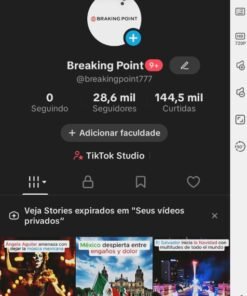 CONTA AMERICANA MONETIZADA COM 28,6K DE SEGUIDORES!! com mais 2k de reais sacados!! oferta única!!