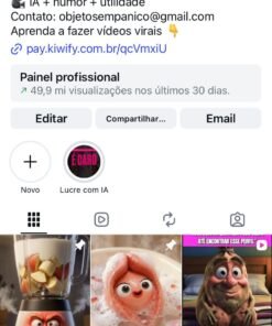 Conta Instagram 263k - Viral Monetizada (Nicho IA)