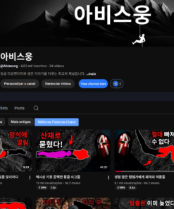 Canal Dark coreano monetizado (documentario) 4,84 mil inscritos