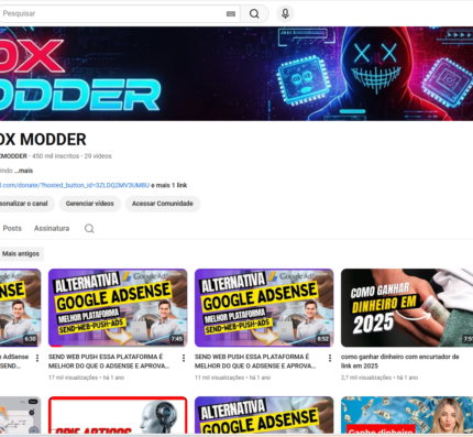 Venda de Canal no YouTube