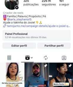 Instagram com 226k Extremamente Viral, ganha mais de 2 mil seguidores por dia