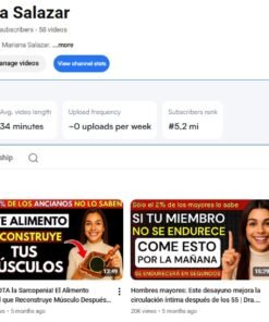 Canal dark em Espanhol Monetizado 4.22k inscritos