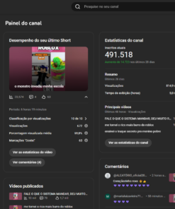 CANAL YOUTUBE 490 MIL INSCRITOS RECOMENDANDO FACIL PREÇO DE BANANA DESMONETIZADO!