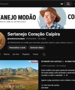 Canal Sertanejo Perto de Monetizar VIRAL 233 inscritos