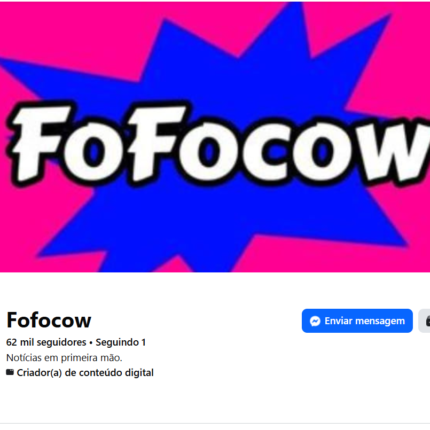 Pagina Facebook com 62 Mil Seguidores