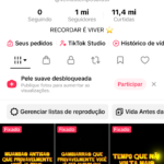 Tiktk 1 Milhão, Alcance de milhões gerando bem em dólar mensal e o principal TikTok shope ativo e pronto para colocar os doc
