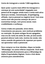 Conta Instagram +7.000 engajada - Imagem 3