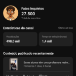 CANAL YOUTUBE SHORTS 27.000+ Inscritos