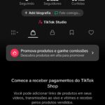 CONTA TIKTOK COM SHOP ATIVO 6.500 MIL SEGUIDORES - SEM DOC. SEM NENHUMA RESTRIÇÃO