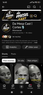 🚀 Canal de Cortes Viral +500K Views | 3K Inscritos | Pronto pra Monetizar