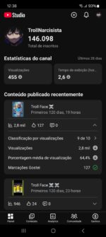 Canal dark humor 145k + conta adsense com saldo de 96 dólares - Imagem 4