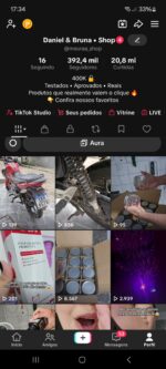 Conta TikTok 392k seguidores com tiktokshop e programa recompensa - Imagem 10