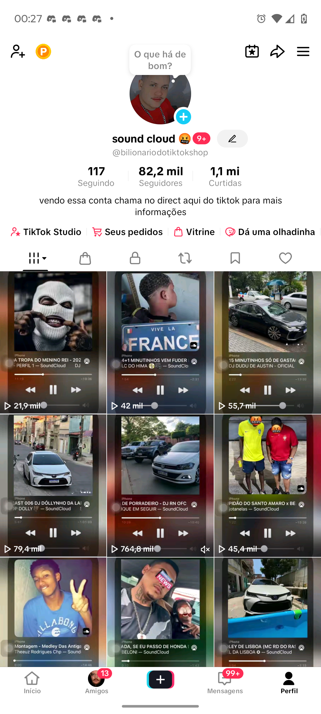 Screenshot_20260225-002745.TikTok Conta com 82k de seguidores do tiktok monetizada - Imagem 1