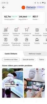 Conta Kwai 240K Seguidores | Monetizada | Nível Diamante - Imagem 2