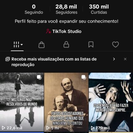 CONTA TIKTOK MUITO ENGAJADA (TIKTOK SHOP ATIVO SEM DOC) VENDER LOGO